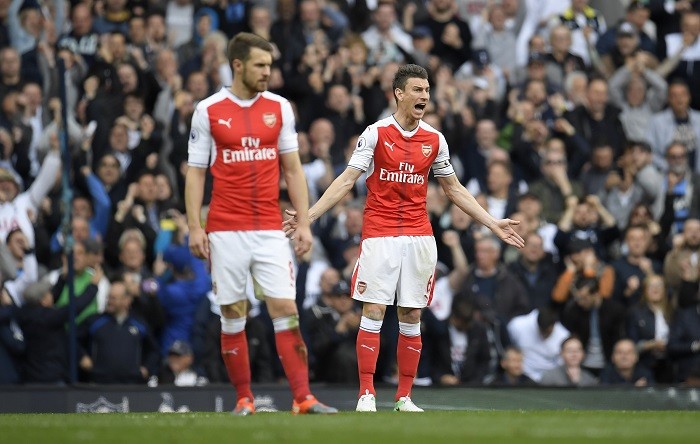 Laurent Koscielny, Aaron Ramsey, Arsenal, Spurs, EPL