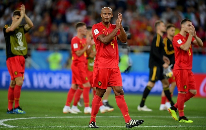 Vincent Kompany got some much needed playing time against England Vincent Kompany Belgium