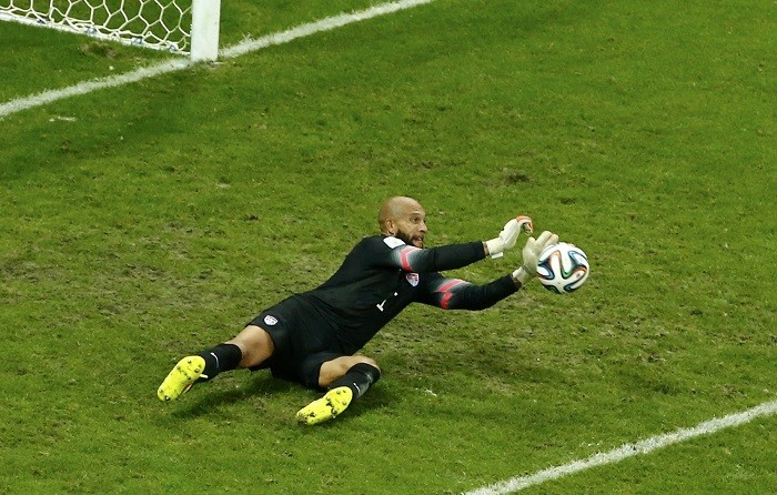 Tim Howard kept USA in the game with some outstanding saves Tim Howard USA