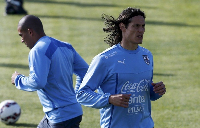 Edinson Cavani will look to fire Uruguay to victory over Paraguay Edinson Cavani Uruguay