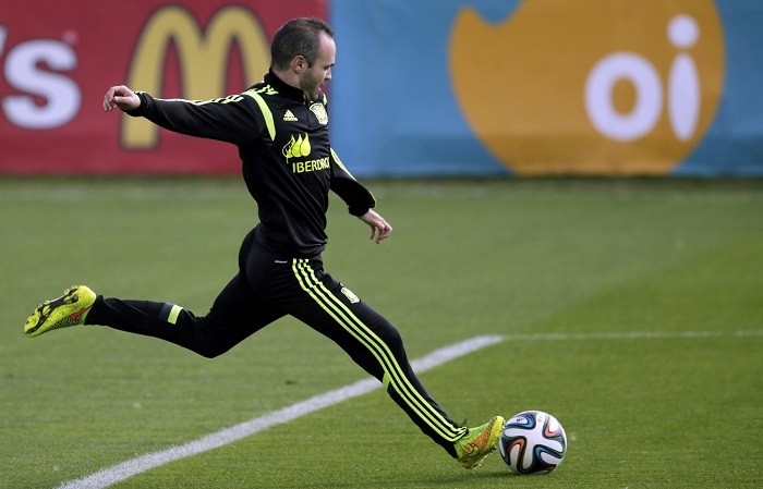 Andres Iniesta is set to earn his 100th cap for Spain Andres Iniesta Spain