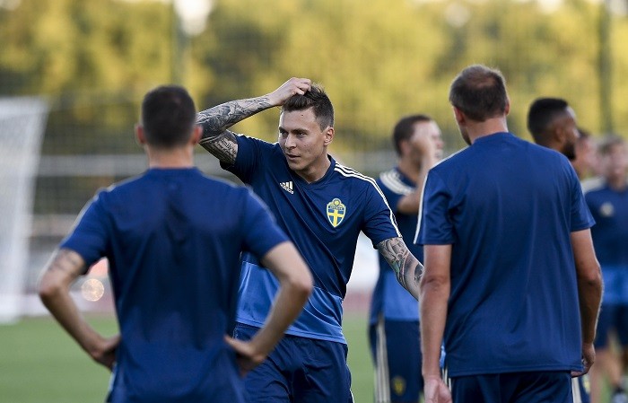 Victor Lindelof will be key to Sweden's chances today. Victor Lindelof Sweden