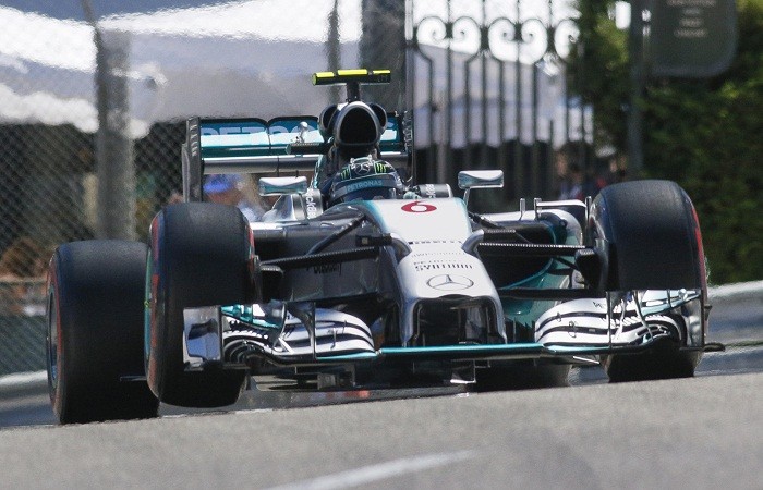 Mercedes' Nico Rosberg drives during the qualifying session of the Monaco Grand Prix. Nico Rosberg Mercedes