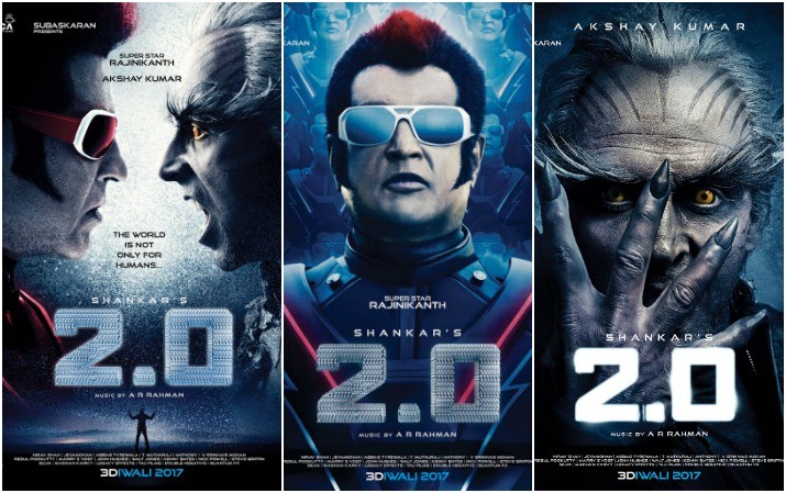 Pictured: Rajinikanth, Akshay Kumar's first look in 2.0 Rajinikanth Akshay Kumar's first look in 2.0