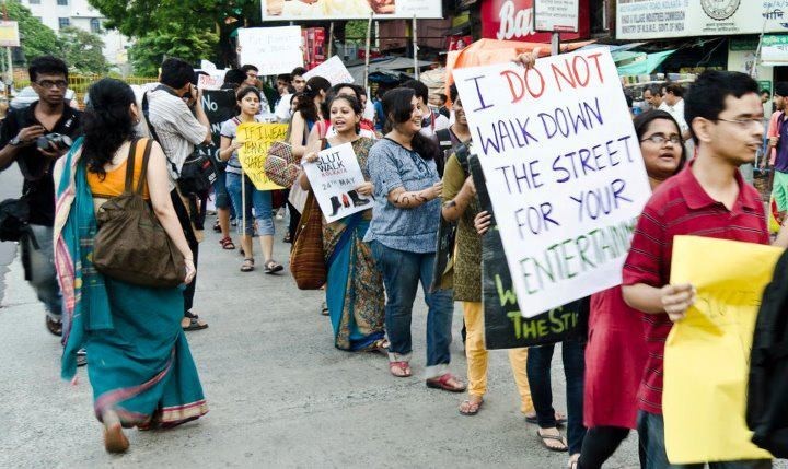 Sultwalk protest in Kolkata (Facebook) Sultwalk protest in Kolkata