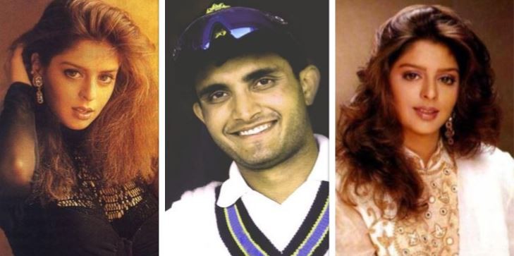 Nagma and Sourav Ganguly