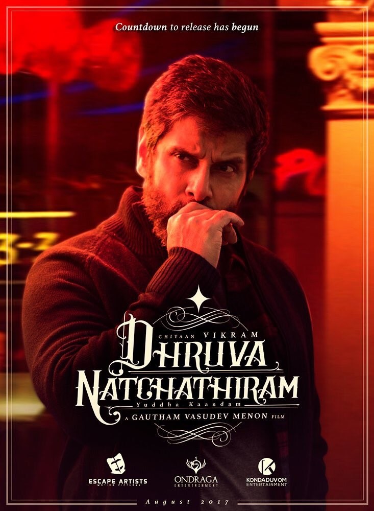 Vikram's Dhruva Natchathiram first look poster - Photos,Images,Gallery