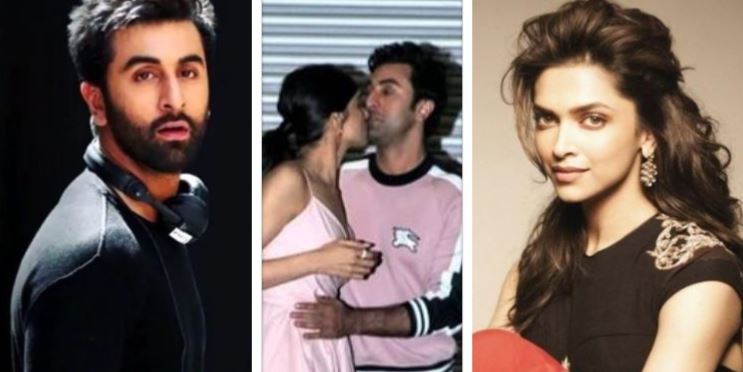 PIC: Ranbir Kapoor hugs and kisses Deepika Padukone after an event