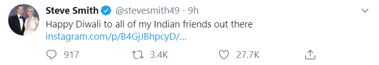 Diwali Tweet