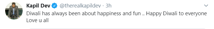 Diwali Tweet