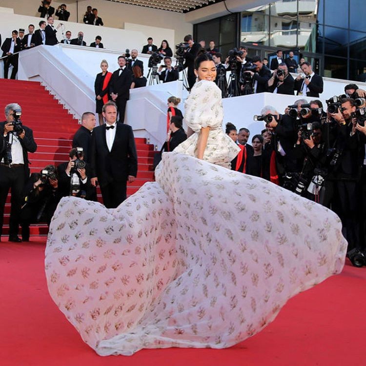 Cannes 2017: Kendall Jenner looks stunning as she walks the Red Carpet ...