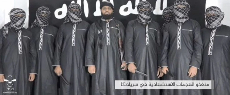 Islamic State has released a video of the terror squad responsible for the Easter Sunday massacre. islamic state sri lanka attack