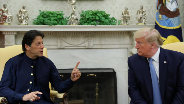 Imran Khan met Donald Trump in Washington Imran Khan meets Donald Trump