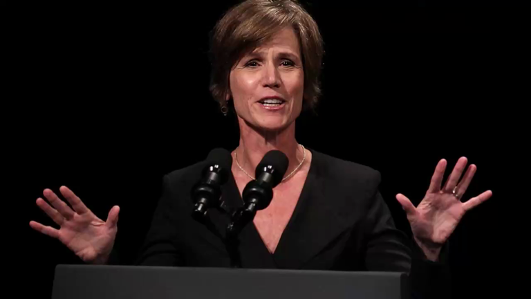 Trump fired Sally Yates when she refused to accept his travel ban on Muslim in 2017. Donald Trump fires acting US Attorney General Sally Yates