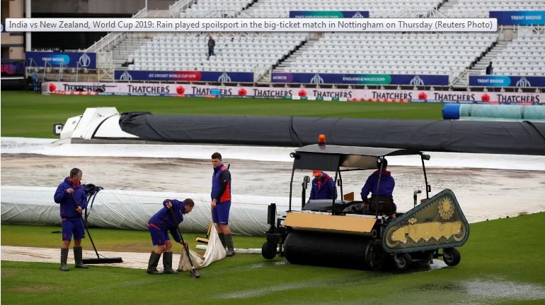 Rain may play a spoil sport in India-Pakistan clash on Sunday Cricket World Cup 2019