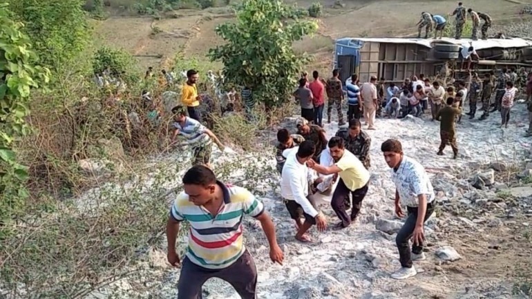 The cause of the crash is yet to be ascertained. Jharkhand accident