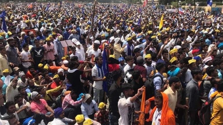 The temple was demolished by the Delhi Development Authority (DDA) on August 10. Delhi Dalit protest