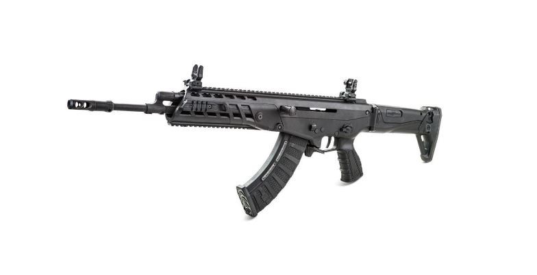 New Kalashnikov weapons are likely to be made in India following Reliance Defence plans of joint venture with Israeli company, Kalashnikov Israel. In Picture: AK Alfa developed by Kalashnikov Israel represent AK engine with modern day body. New Kalashnikovs in India