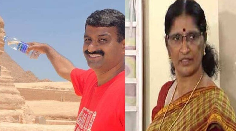 Sajen Parayil and PK Shyamala Sajen Parayil