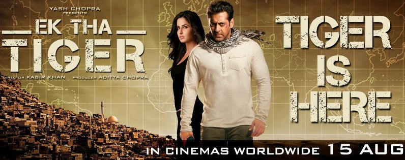 'Ek Tha Tiger' film poster 'Ek Tha Tiger' film poster