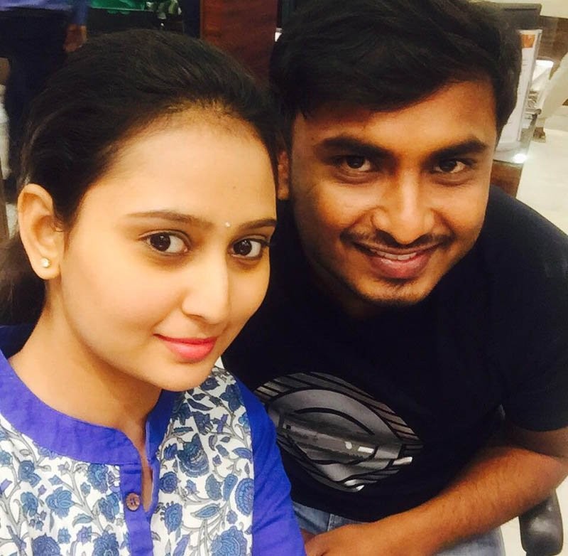 Amulya with her husband to be Jagadeesh pictures - Photos,Images ...