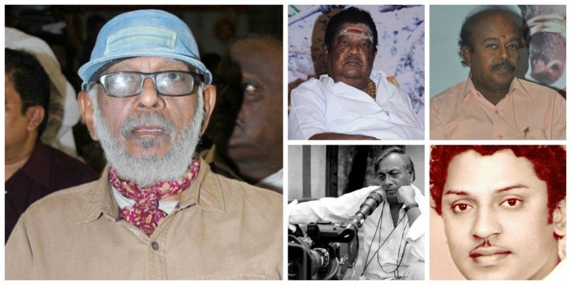 A collage of the legends. Celebrity Death 2014: (Kollywood) Tamil Film Celebs Who Died This Year