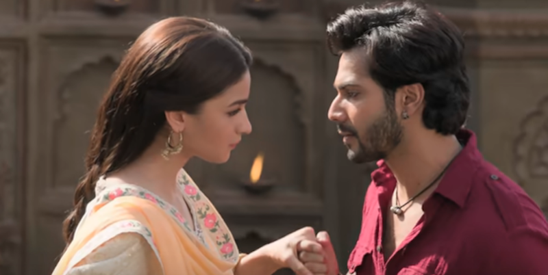Alia Bhatt and Varun Dhawan in Kalank. Alia Bhatt and Varun Dhawan in Kalank