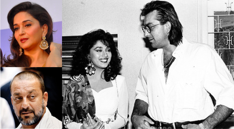 Sanjay Dutt and Madhuri Dixit Sanjay Dutt and Madhuri Dixit