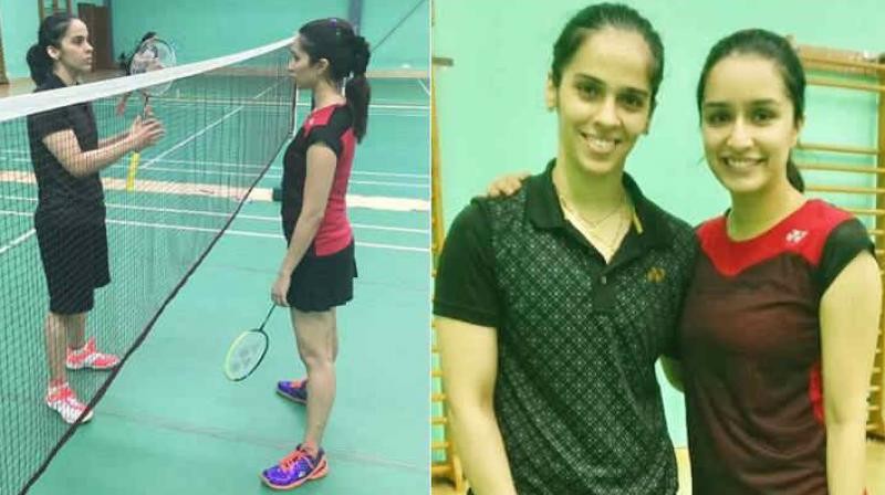 Shraddha Kapoor, Saina Nehwal Shraddha Kapoor, Saina Nehwal