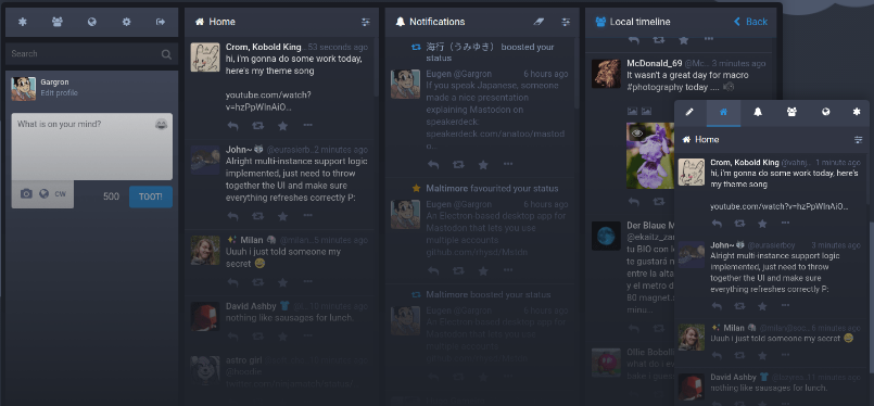 Mastodon looks like this Mastodon looks like this