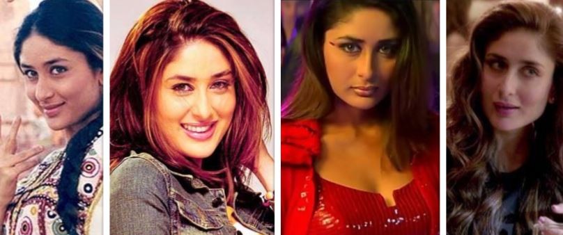 Kareena Kapoor then and now
