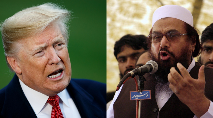 Saeed has been addressing his supporters in public meetings despite his earlier detention in 2017. Hafiz Saeed Donald Trump