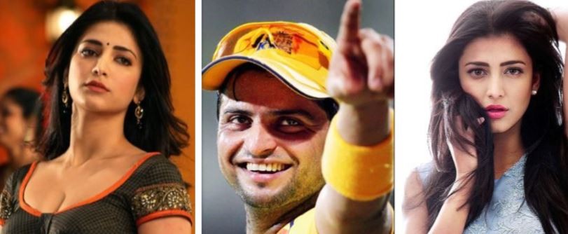 Shruti Haasan and Suresh Raina