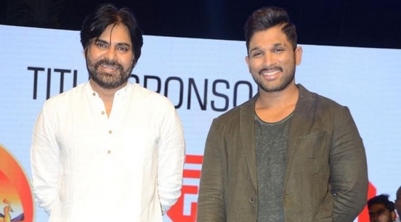 Pawan Kalyan and Allu Arjun Pawan Kalyan and Allu Arjun