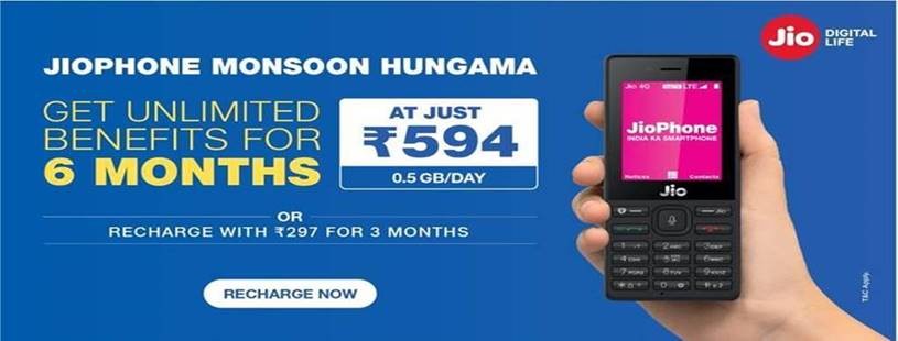 JioPhone users get two new plans JioPhone users get two new plans