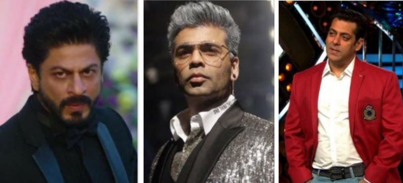 Shah Rukh Khan, Karan Johar, Salman Khan