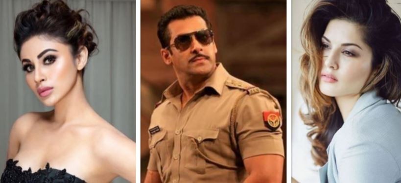 Mouni Roy, Salman Khan and Sunny Leone