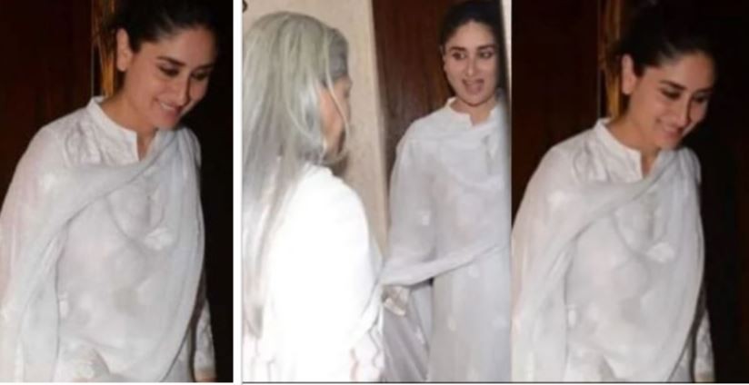 Kareena Kapoor at Manish Malhotra's father's funeral