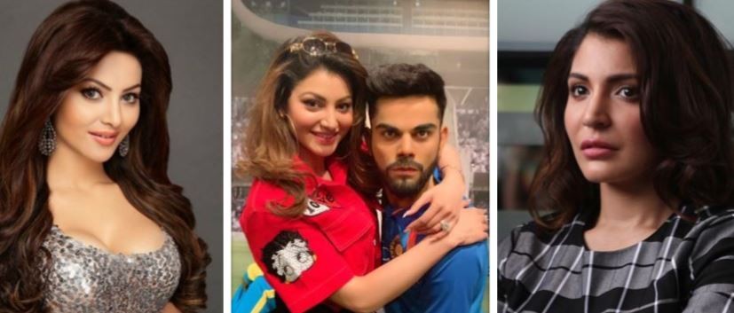 Urvashi Rautela, Virat Kohli, Anushka Sharma
