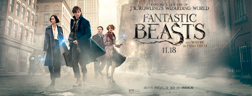 The poster for Fantastic Beasts and Where to Find Them. Fantastic Beasts and Where to Find Them