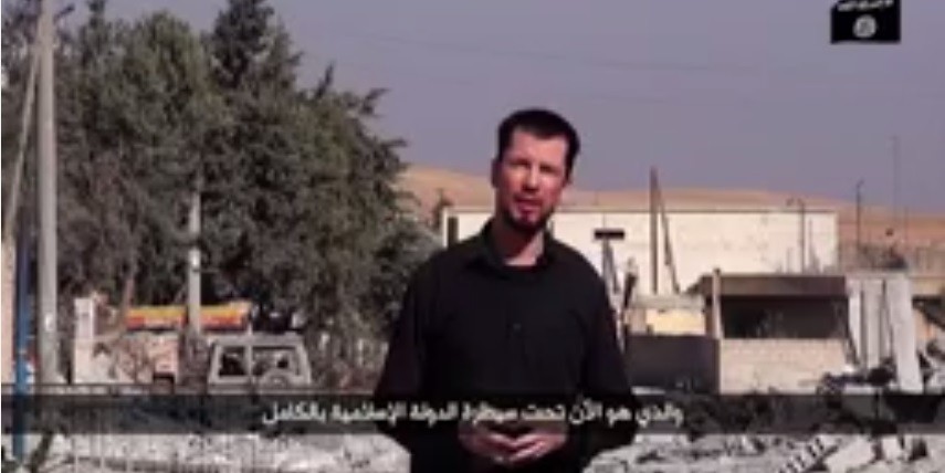 John Cantlie, a British journalist,taken hostage by ISIS reports from Kobani. John Cantlie, a British journalist,taken hostage by ISIS reports from Kobani.