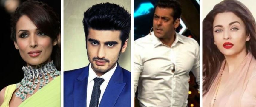 Malaika Arora, Arjun Kapoor, Salman Khan, Aishwarya Rai