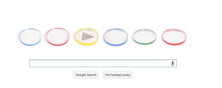 Animated Google Doodle Celebrating Julius Richard Petri's 160 Birthday (Google) Animated Google Doodle Celebrating Julius Richard Petri's 160 Birthday (Google)