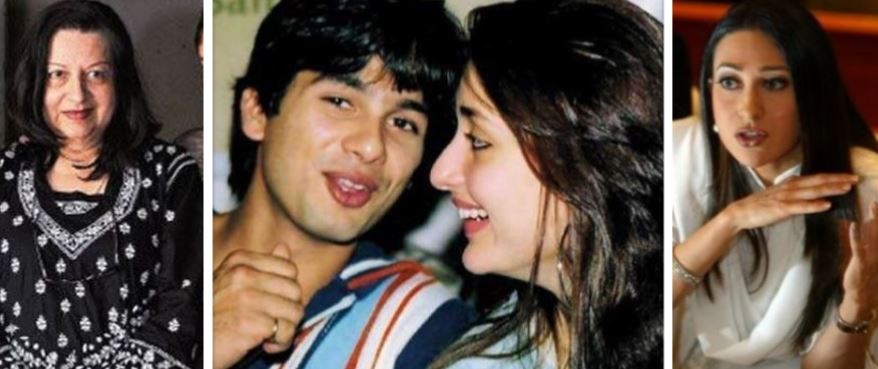 Babita Kapoor, Shahid Kapoor, Kareena Kapoor Khan, Karisma Kapoor