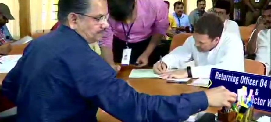 Congress President Rahul Gandhi has filed his nomination from Wayanad Lok Sabha seat in Kerala. Rahul Gandhi