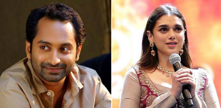 Fahadh Faasil and Aditi Rao Hydari. Fahadh Faasil and Aditi Rao Hydari