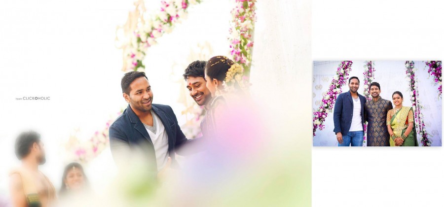 The Engagement of Actor Varun Sandesh and Actress Vithika Sheru was a private affair and it was attended by the couple family members and close friends.
