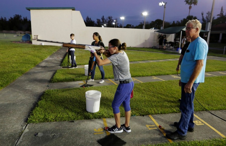 At the gun range with Florida youth shooting club Photos,Images