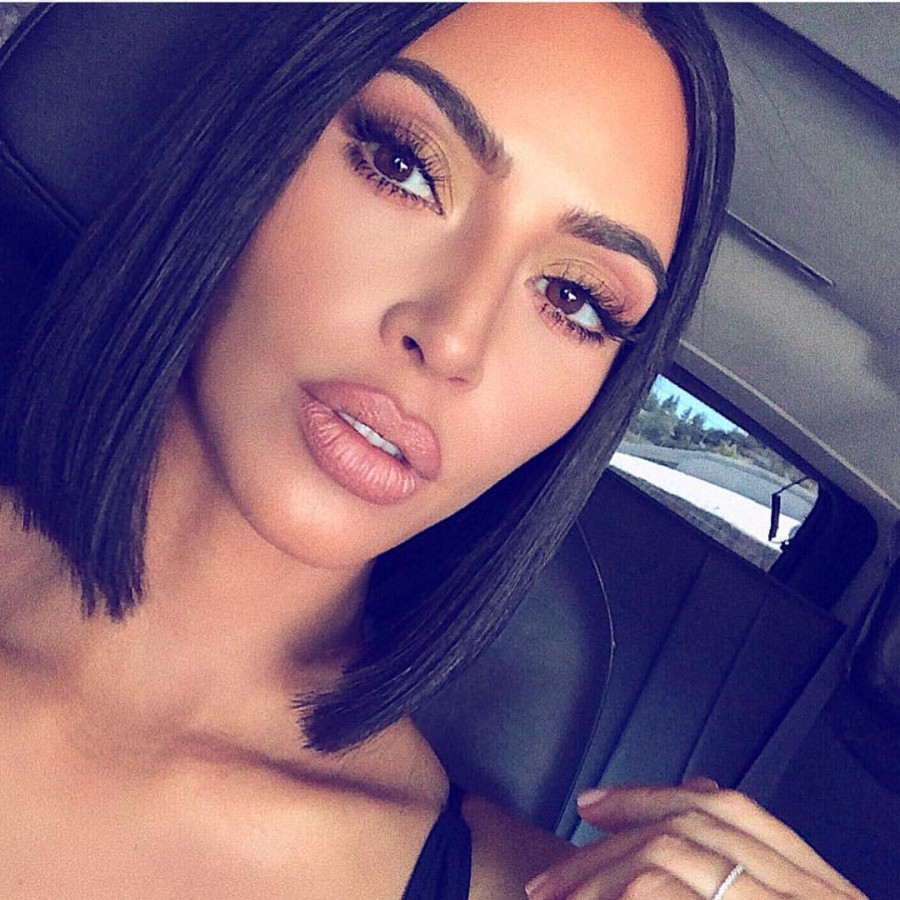 Kim Kardashian West Flaunts Her New Hairstyle Photos Images Gallery  Kim Kardashian West Flaunts Her New Hairstyle Photos Images Gallery