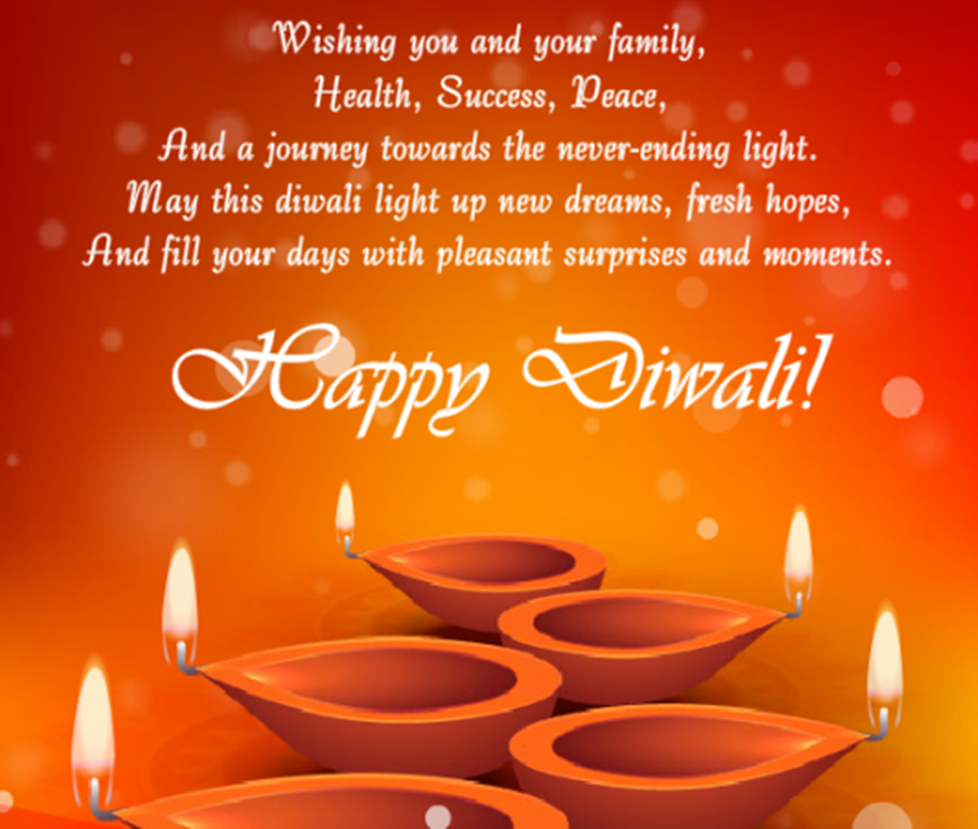 Diwali Greeting Message In English